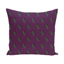 Christmas Purple Throw Pillows You'll Love | Wayfair